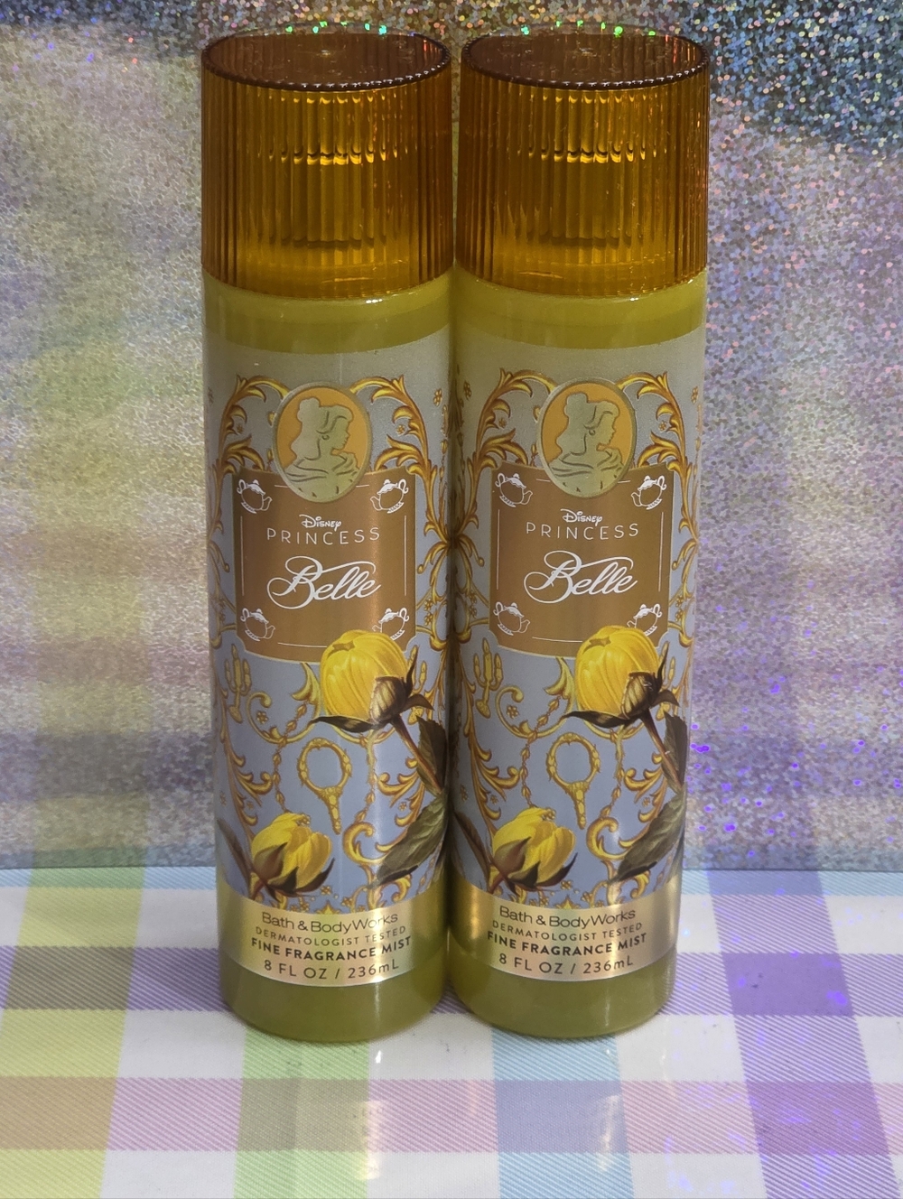Bath & Body Works Disney Princess Belle Fine Fragrance Mist Set of 2 NEW RARE